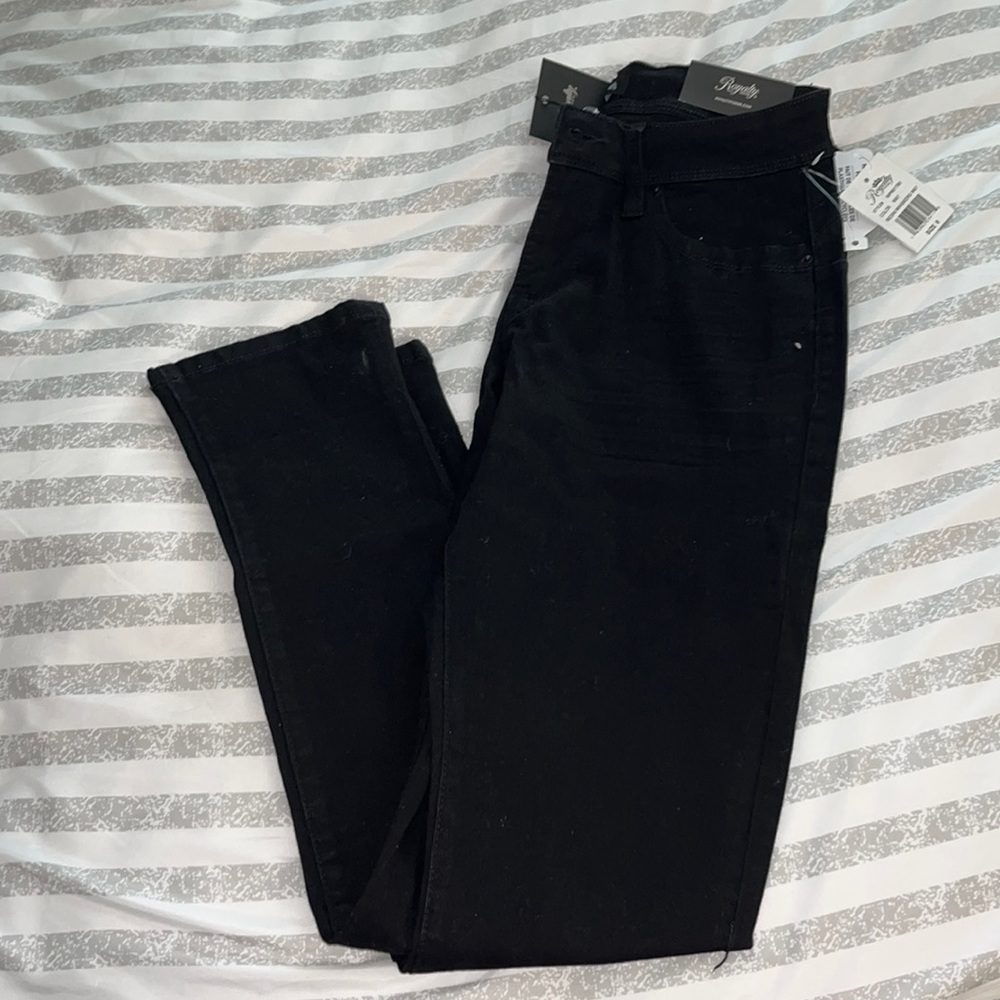 Black Mid rise skinny jeans